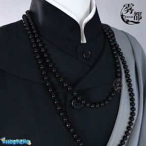 Anime Black Butler Kuroshitsuji Undertaker Cosplay Costume Halloween Party Costumes Custom Made Full Set Hat Chain Hot Sale