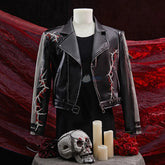 Sylus Cosplay Game Love and Deepspace Costume Handsome and Fashionable Leather Coat Halloween Party Uniform Set Shusheng