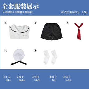 Anime Magic Card Captor Cardcaptor Li Syaoran Cosplay Costume Wig Summer JK School Uniform Shirt Woman Lovely Campus Suit