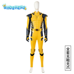 New Movie Wolverine Cosplay Costume Mask Jumpsuit Vest Gloves Belt Wolf Steel Claw Handsome Suit For Men High Quality Made