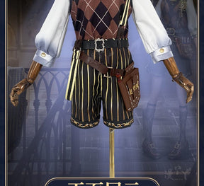 Game Identity V Mechanic Tracy Reznik Cosplay Costume Party Suit Shirt Vest Pants Halloween Uniform Anime Clothes