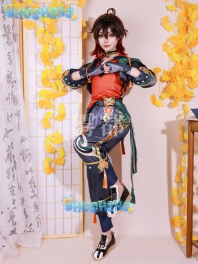 Gaming Cosplay Costume Wig Game Impact Liyue Jiaming Cosplay Outfits for Party Carnival Costumes