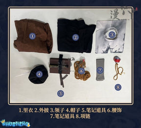 Orpheus Novelist Game Identity V Cosplay Starting a new chapter Costume Halloween New Uniform Accessories Props Fashion Set