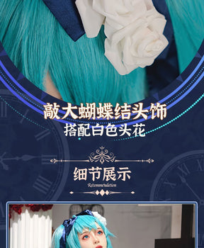 Hatsune Miku Cosplay Costume 39 Party Moon Dress Clothing Accessories Set Anime Carnival Stage Show Magnificent Suit Girl Outfit