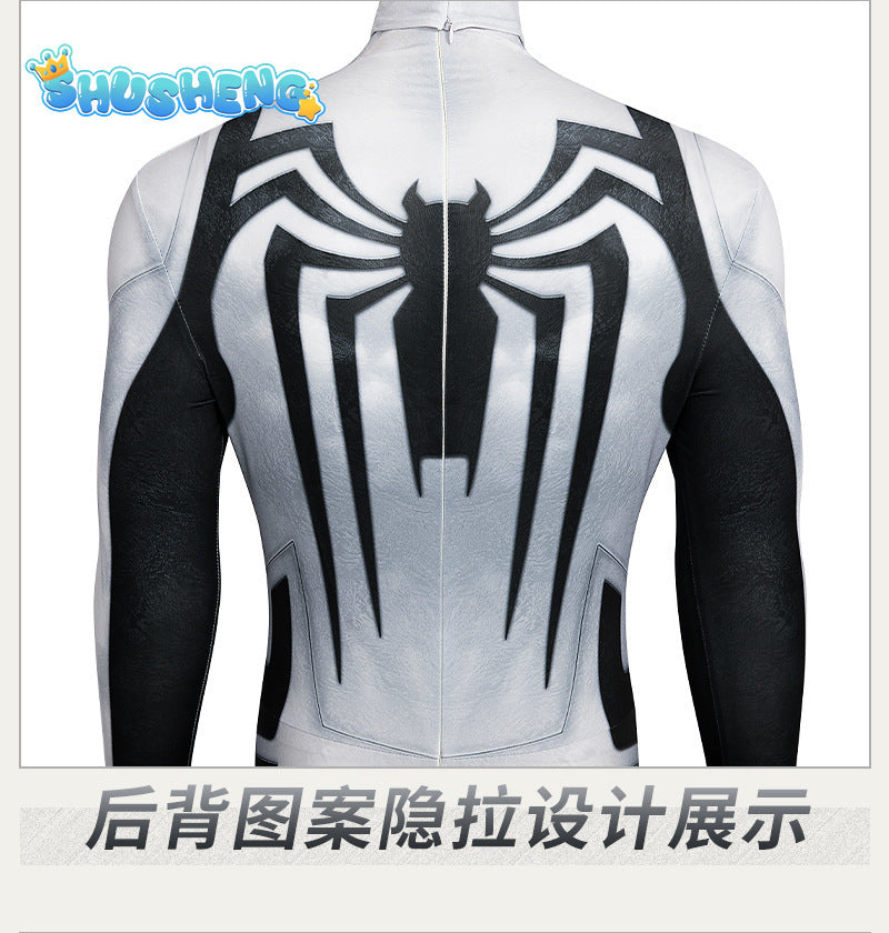 Movie Anti-Venom Cosplay Jumpsuit Mask Venom Spiderman Cosplay Costume Zentai Suit Halloween Outfit Party Bodysuit