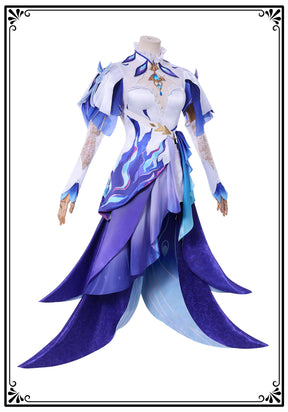 Wuthering Waves Cantarella Cosplay Costume Wig Dress Headwear Earrings Rinascita Fisalia Family Halloween Party for Women Girls