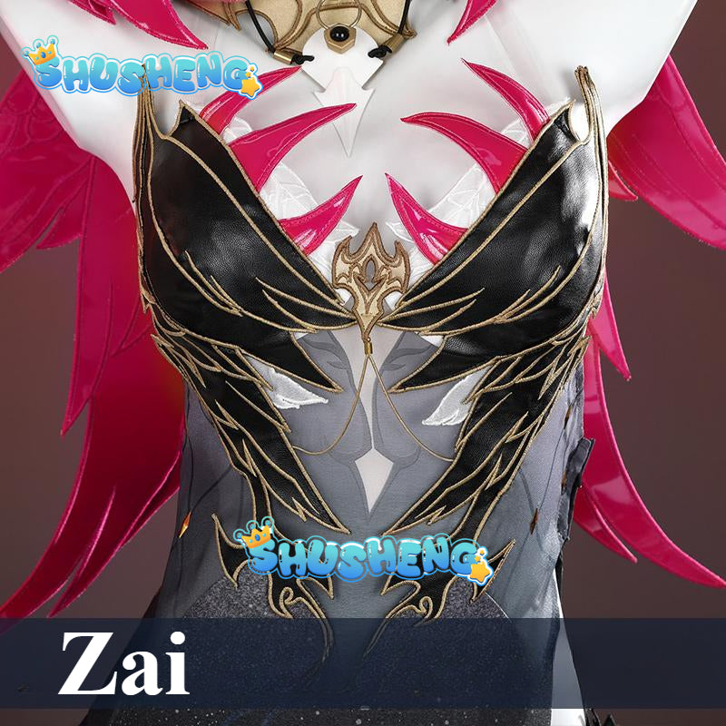 Naraka: Bladepoint Zai Cosplay Costume Anime Game Zai Sexy Dress Women Halloween Costumes