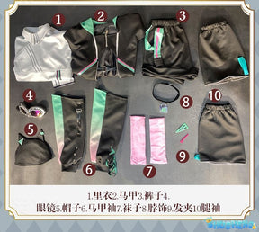 Vtuber VirtuaReal Aza Game Suit Youthful Handsome Fashion Leisure Uniform Cosplay Costume Halloween Party Outfit