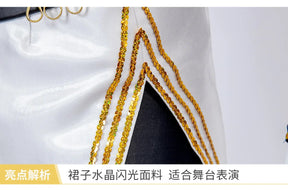 Anime KPop Demon Hunters Mira Cosplay Costume Black Gold Stage Outfit Huntrix Uniform Halloween Party Women Girls Carnival
