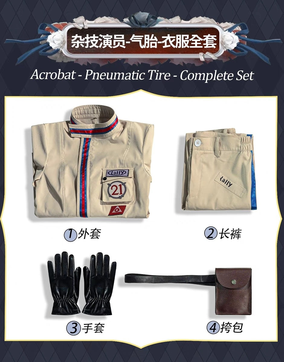 Game Identity V Cosplay Costumes full Set Mike Morton Cosplay Costume Survivor Acrobat Uniform Halloween Costumes