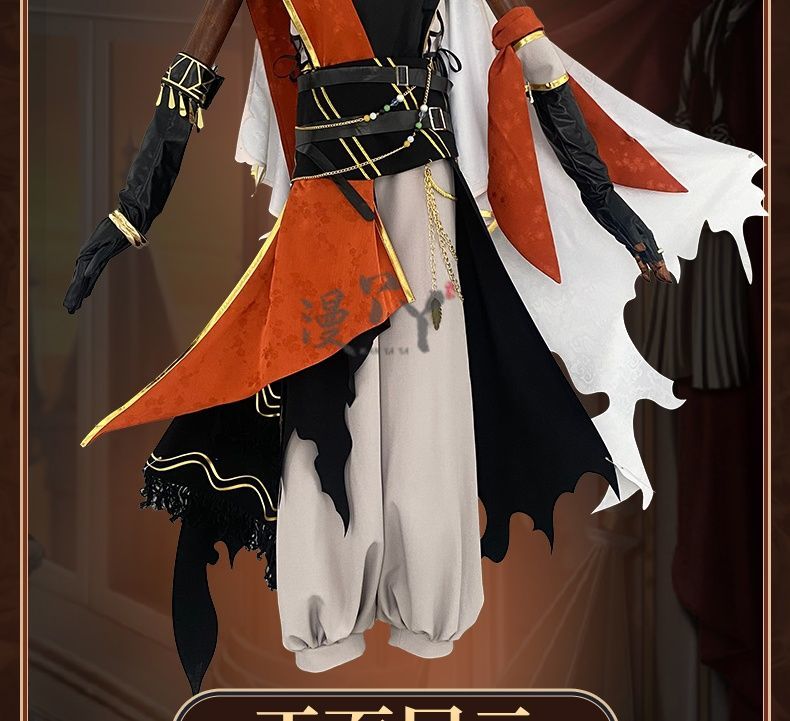 Identity V Naib Subedar Cosplay Costume Mercenary Cos Handsome Fashion Uniforms Activity Party Role Play Clothing Game