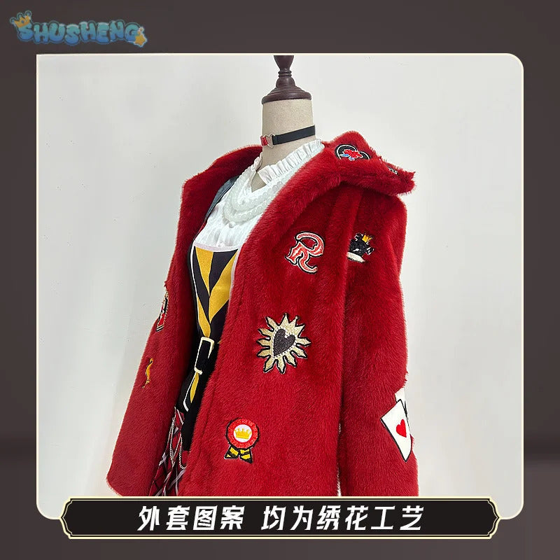 Shusheng-R Anime Riddle Cosplay Twisted-Wonderland Costume Halloween Carnival Fashion Uniform Accessories Prop Jacket Men Women Riddle Set