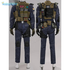 Game Delta Force: Hawk Ops Long Wei Cosplay Costume Halloween high-quality men women combat uniforms prop gloves accessories set