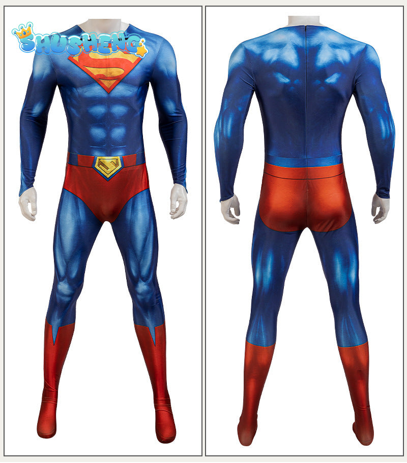 Super Hero Justice League Cosplay Man Costume Superhero Henry Cavill Spandex Disfraces Bodysuits Zentai Outfit Halloween Costume