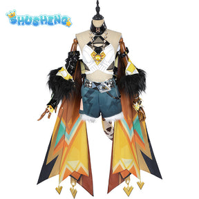 Anime Game Genshin Impact Cosplay Xilonen Costume Lolita Party Uniform Hallowen Play Role Clothes Clothing New Full Set