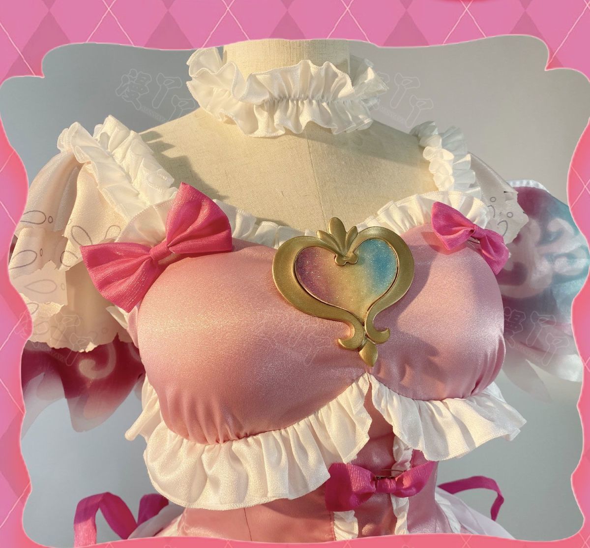 Hoshimiya Ichigo Cosplay Anime Aikatsu!Costume Sweet Lolita with Wings for Hallowmas Christmas Role Play Women