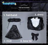 Cosplay Series: Puella Magi Madoka Magica - Madoka Kaname/ Homura Akemi - Mourning Dress doujin Cosplay Costume full set Shushengcos