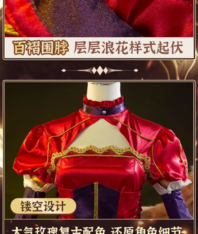 Identity V Archduchess Bloody Queen Marie Cosplay Costume For Halloween Christmas Party Mary Archduchess Role Play Comic Dress