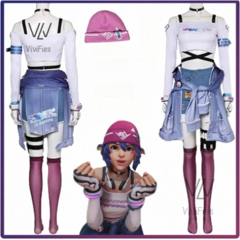 Overwatch 2 OW KIRIKO Cosplay Costume Game KPOP X OVERWATCH 2 Outfit Boots Skin KIRIKO Cosplay Sports Halloween Party Suit Girl