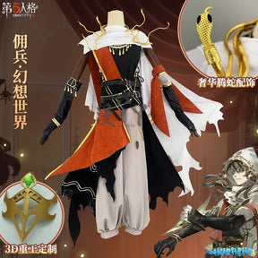 Identity V Naib Subedar Cosplay Costume Mercenary Cos Handsome Fashion Uniforms Activity Party Role Play Clothing Game