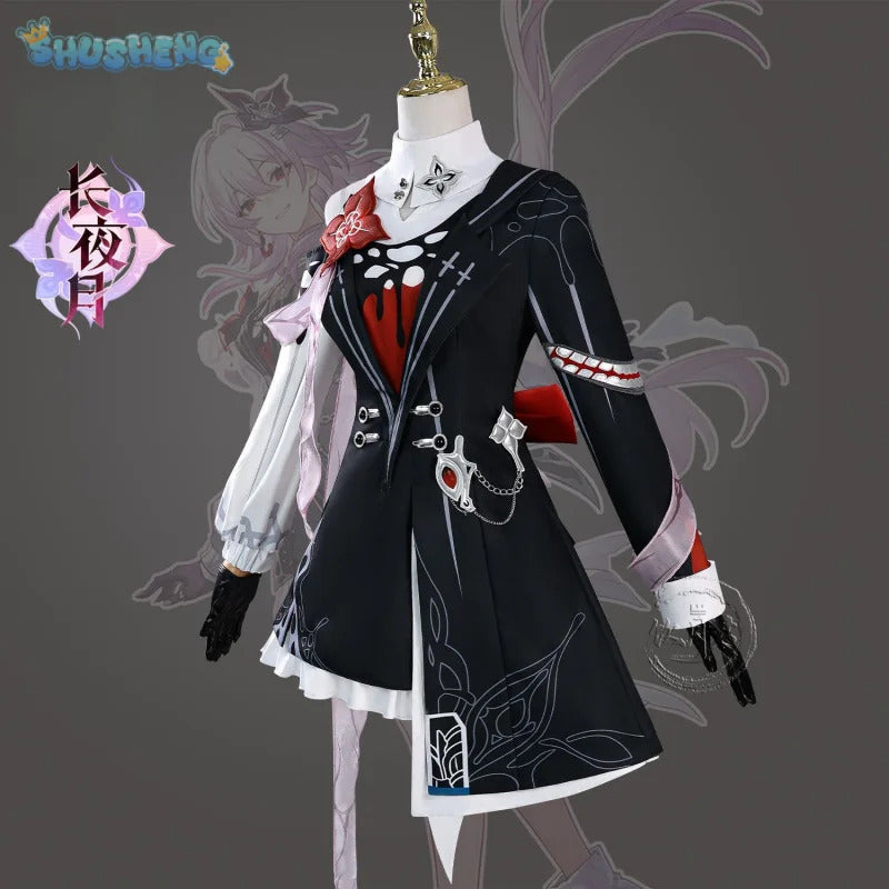 Game Honkai：Star Rail March 7th Cosplay Costume Women's Sweet New Dress evernight costume cosplay