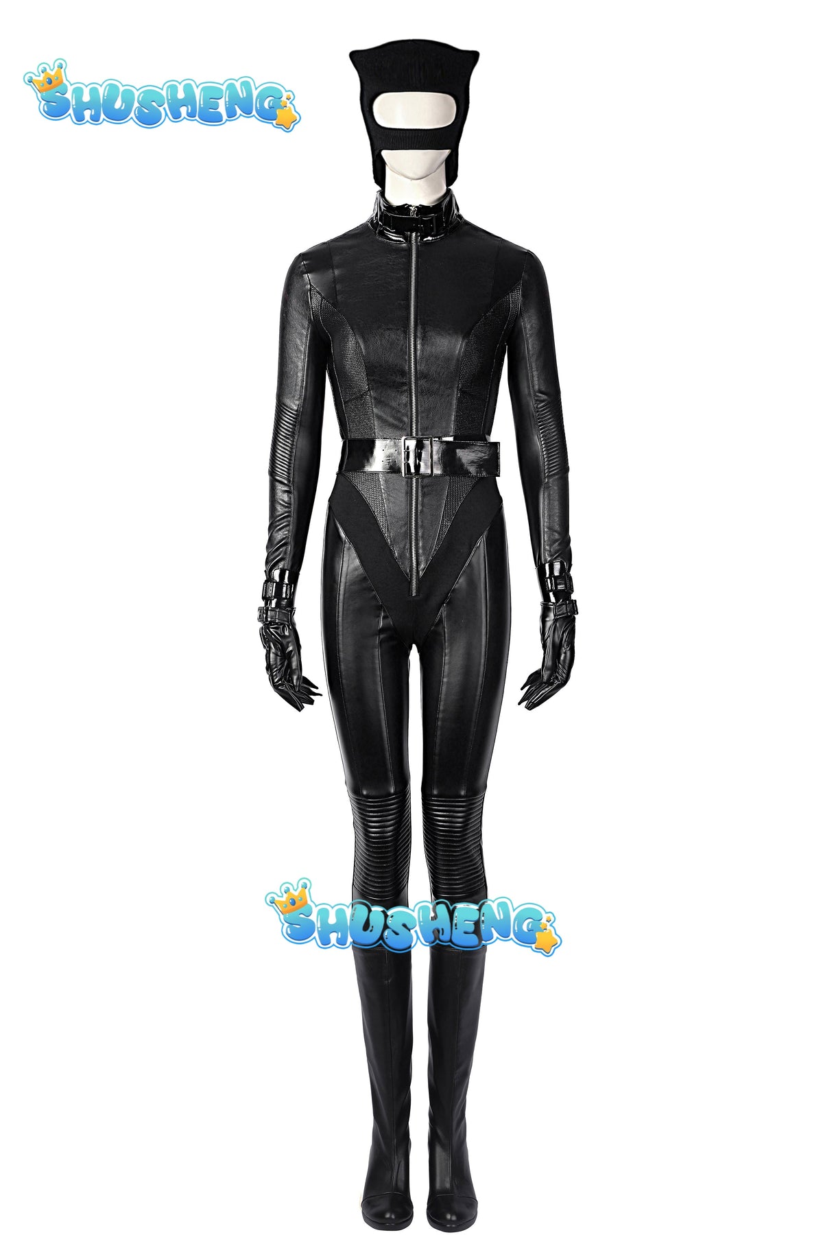 Film Batman: Knightfall Selina Kyle Cosplay Costume Woman Jumpsuit Belts sexy Outfits Halloween Carnival Party Clothing