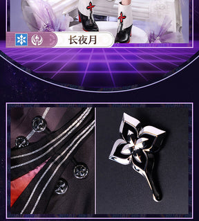 Shusheng-R Honkai：Star Rail March 7th Evernight Cosplay Costume Uniform Halloween Carnival Party Christmas Play Role Clothes Clothing
