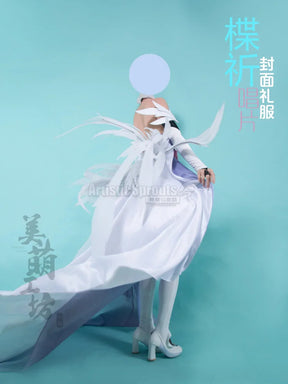 Anime Guilty Crown Inori Yuzuriha Cosplay Costume Women's new elegant Halloween party dress wig accessories props uniform set
