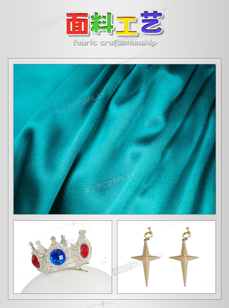 Shusheng-R The Super Mario Bros. Movie Rosalina Princess Dress Cosplay Costume CUSTOMIZED