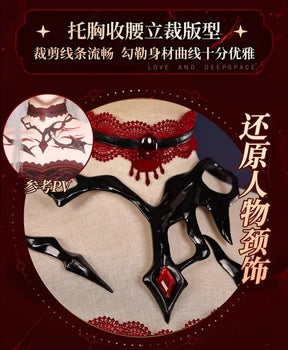 Love and Deepspace Heroines Cosplay Costume Abysm Sovereign Dress New Combat Outfit Hunter Uniform Tail Halloween Women Girls