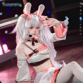 Game Azur Lane USS Laffey Cosplay Costume Halloween Carnival New Pink Song Dress Accessories Props Wig Uniform Women's Sweet Set