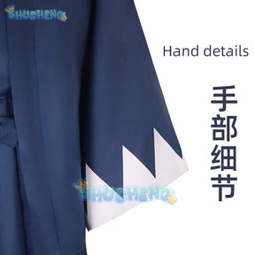 Anime On The Miburo Nio Chirinu Cosplay Costume Uniform Toshizou Hijikata Souji The Blue Wolves of Mibu Halloween Party Women Me