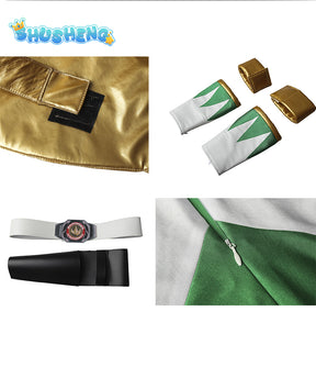 Kyoryu Sentai Zyuranger Burai Cosplay Costume Custom Size Kyoryu Sentai Zyuranger Green ranger Cosplay Halloween suit