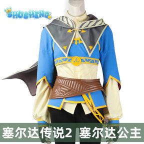 Princess Zelda Sheik Cosplay Jumpsuit Cape Women Costume Anime Zelda Game Tears Kingdom Fancy Dress Party Cloth For Role Playing