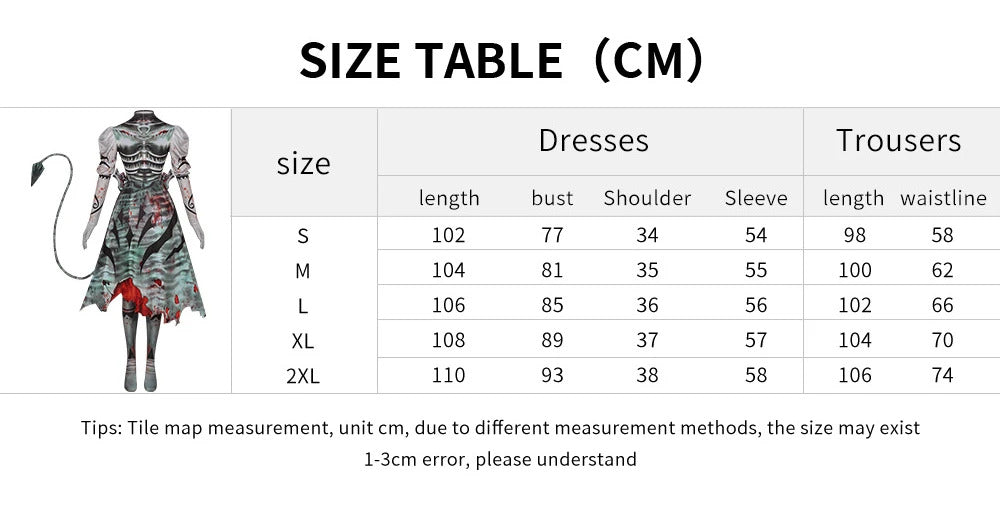 New Alice Cosplay Game Alice: Madness Returns Costume Dark Night Devil Tail Dress Gloves Pants Sexy Set Party Carnival Uniform