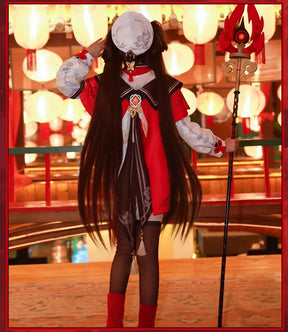 Genshin Impact Hutao Lantern Festival Cosplay Costume Uniform Halloween Carnival Party Christmas Play Role Clothes Clothing