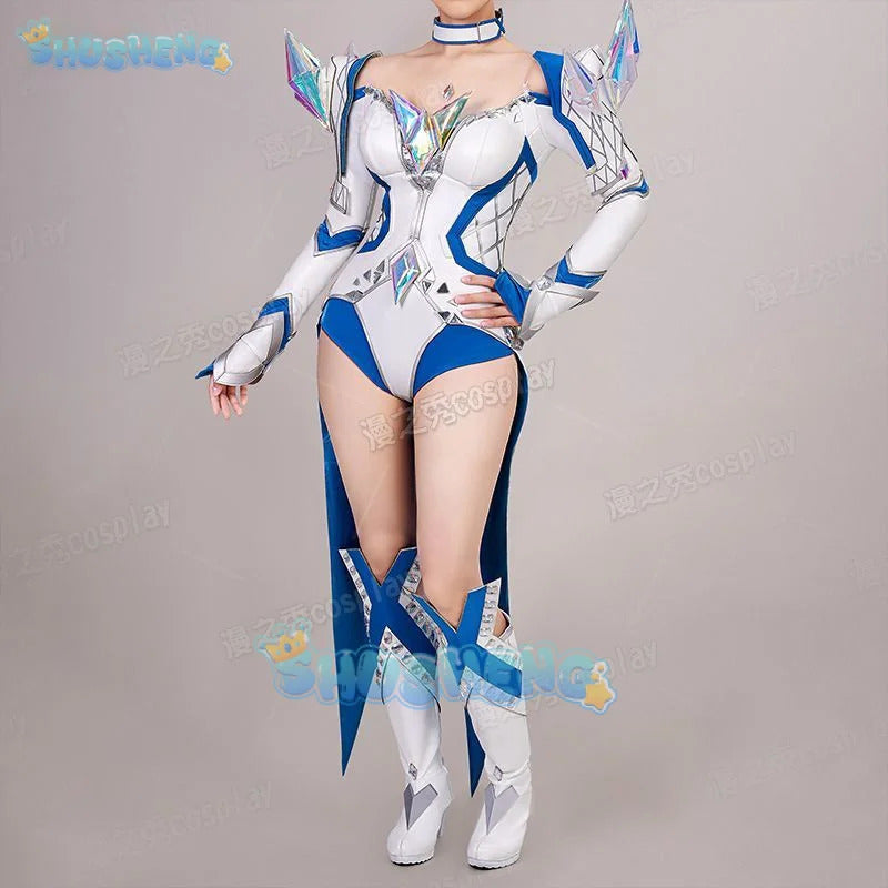 New Wave Skin White Queen Cosplay Costume Emma Frost‌ Uniform Halloween Carnival Party Christmas Play Role Clothes Clothing