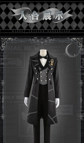Twisted Wonderland idia Cosplay Costume Coat vest shirt pants tie brooch glove set Halloween high-quality Woman Man idia uniform