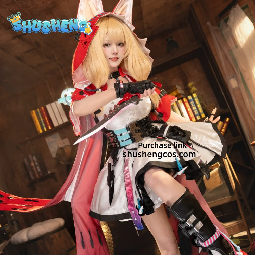 Game Cosplay Series: Arknights: Endfield | Lucy（Lucina Lupino）Rossi / Rossina Wolfpearl Lupino Cosplay Costume full set Shushengcos