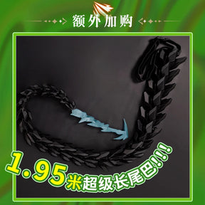 Arknights Mon3tr Cosplay Costume M3 Uniform Black Green Outfit Headwear Rhodes Island Halloween Party for Women Girls Props