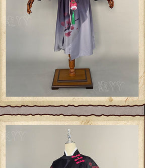 Wu Chang White Guard & Black Guard Cosplay Costume Game Identity V Peach Faced Scholar Cosplay Suit Party Clothing Halloween Carnival Uniforms