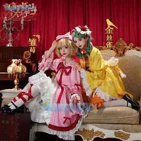 Anime Rozen Maiden Hinaichigo Souseiseki Cosplay Costume Halloween Carnival Sweet and Cute Lolita Dress and Accessories Girl Set