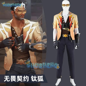 VALORANT Tejo Cosplay Costume Uniform Halloween Carnival Party Christmas Play Role Clothes Clothing for Men Shusheng