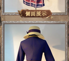 Game Identity V Doctor Emily Dyer Ivory Tower Cosplay Costume  Women Dress Anime Outfit Halloween Party Roleplay Fullset