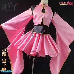 Cardcaptor Sakura Kinomoto Sakura Taoist Uniforms Cosplay Costume Cos Game Anime Party Uniform Hallowen Play Role Clothes