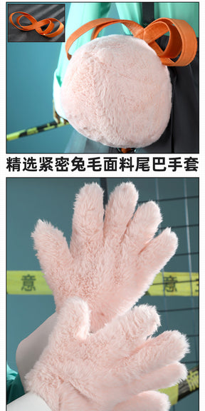 Shusheng-R Zenless Zone Zero Zhao Cosplay Costume Halloween Party Uniform Accessories Props Shoes Gloves Tail Complete Set