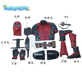 New Pro Wow Dead pool Cosplay Costume Cos Halloween Christmas Party Game Comic Con Fashion Clothes