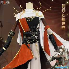 Identity V Naib Subedar Cosplay Costume Mercenary Cos Handsome Fashion Uniforms Activity Party Role Play Clothing Game