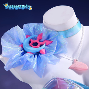 Game Cosplay Series:New skin！Luna Snow・Disco Pop Cosplay high quality Costume full set Carnival party costumes Shusheng