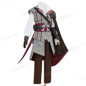 Shusheng-R Assassin's Creed 2 Ezio Auditore Full Set Uniform Cosplay Costume